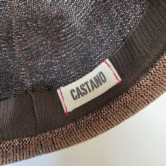 Castano Brown Fedora Straw Hat main image 6